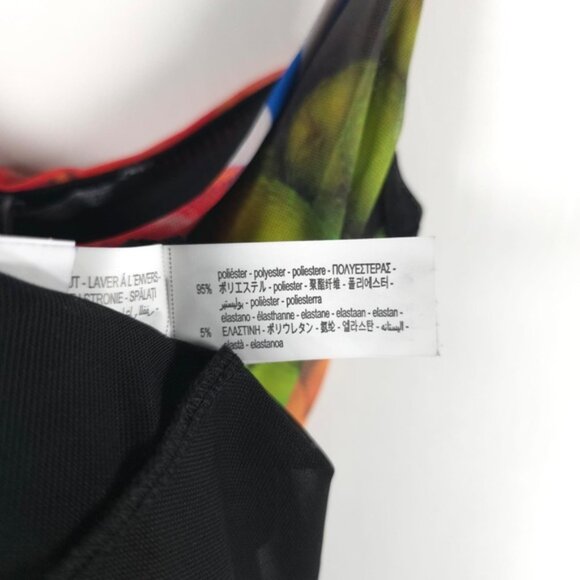 NWT ZARA Ruched Mesh‎ Fruit Stand Strappy Maxi Dress 5039/201 MEDIUM - Picture 15 of 16